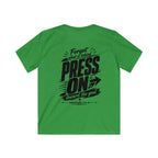 YOUTH "PRESS ON" Philippians 3:13–14 Tshirt (Gildan 64000y)