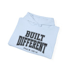 Hoodie — "Built Different" Psalm 139:14 Pullover