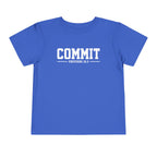 Toddler "Commit" Proverbs 16:3 Tee — Faith-Based Kids Shirt
