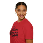 "Free Indeed" John 8:36 T-Shirt — Christian Faith Tee (Gildan 64000)