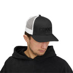 Snapback Trucker Cap — "COMMIT" Proverbs 16:3 Embroidered Christian Hat