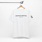 "Heaven is Waiting" Philippians 3:20 Faith Shirt  (Bella+Canvas 3001)