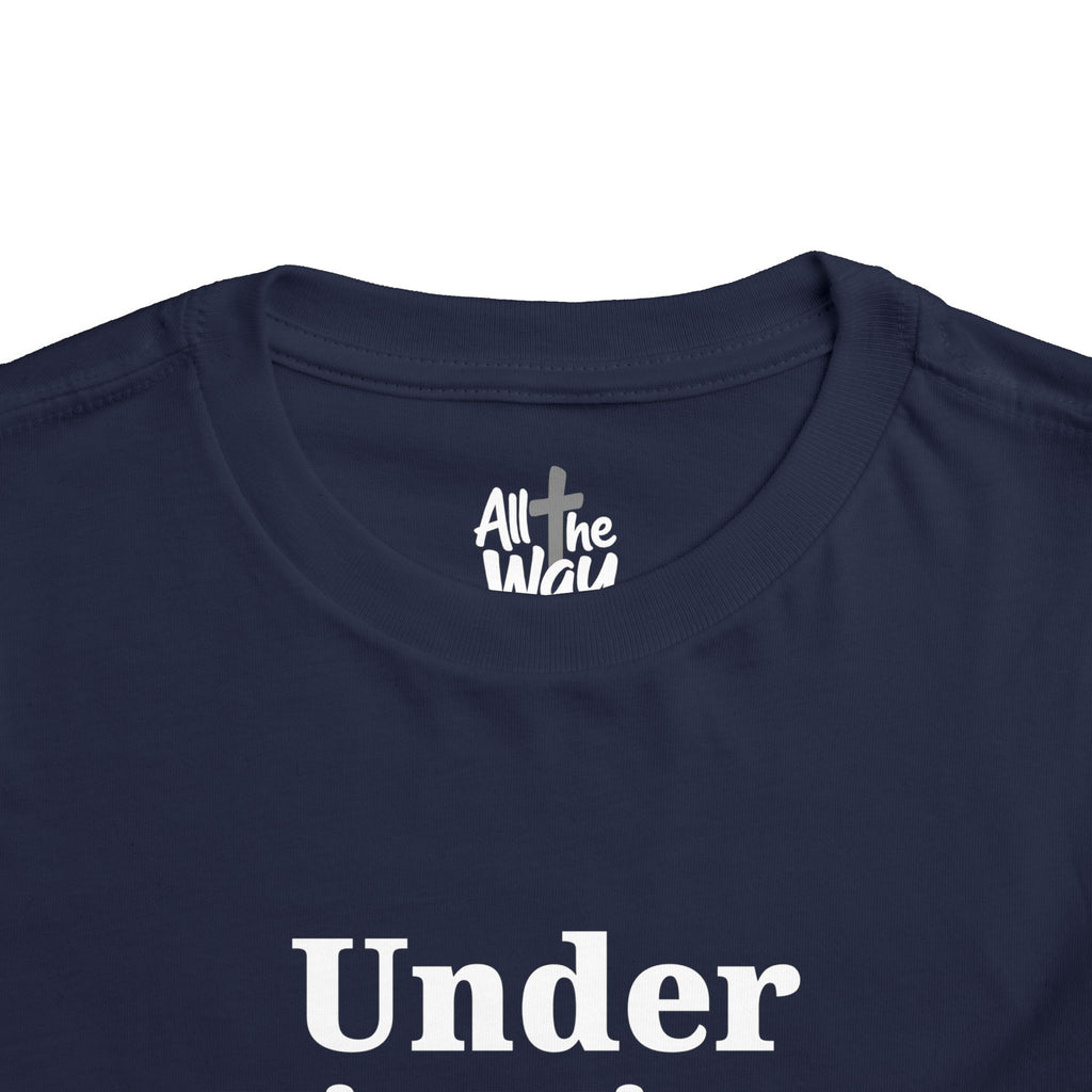 Toddler "Under His Wings" Psalm 91:4 Tee — Faith-Based Kids Shirt (Bella Canvas)