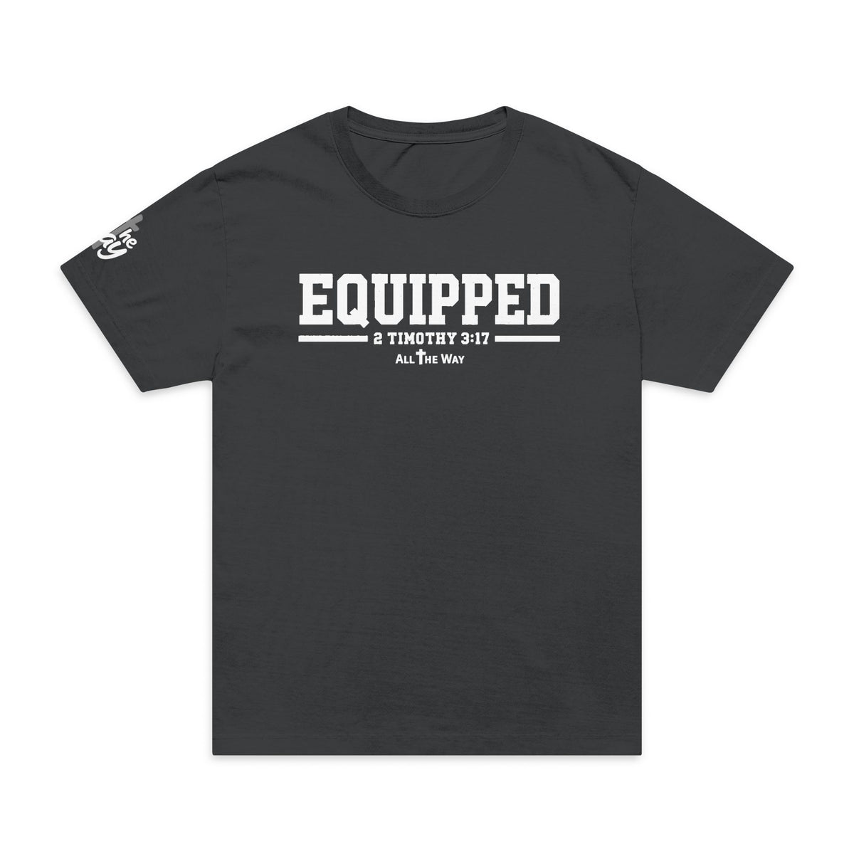 Oversized Equipped 2 Timothy 3:17 T-Shirt —  Christian Tee (Bella+Canvas 4810)
