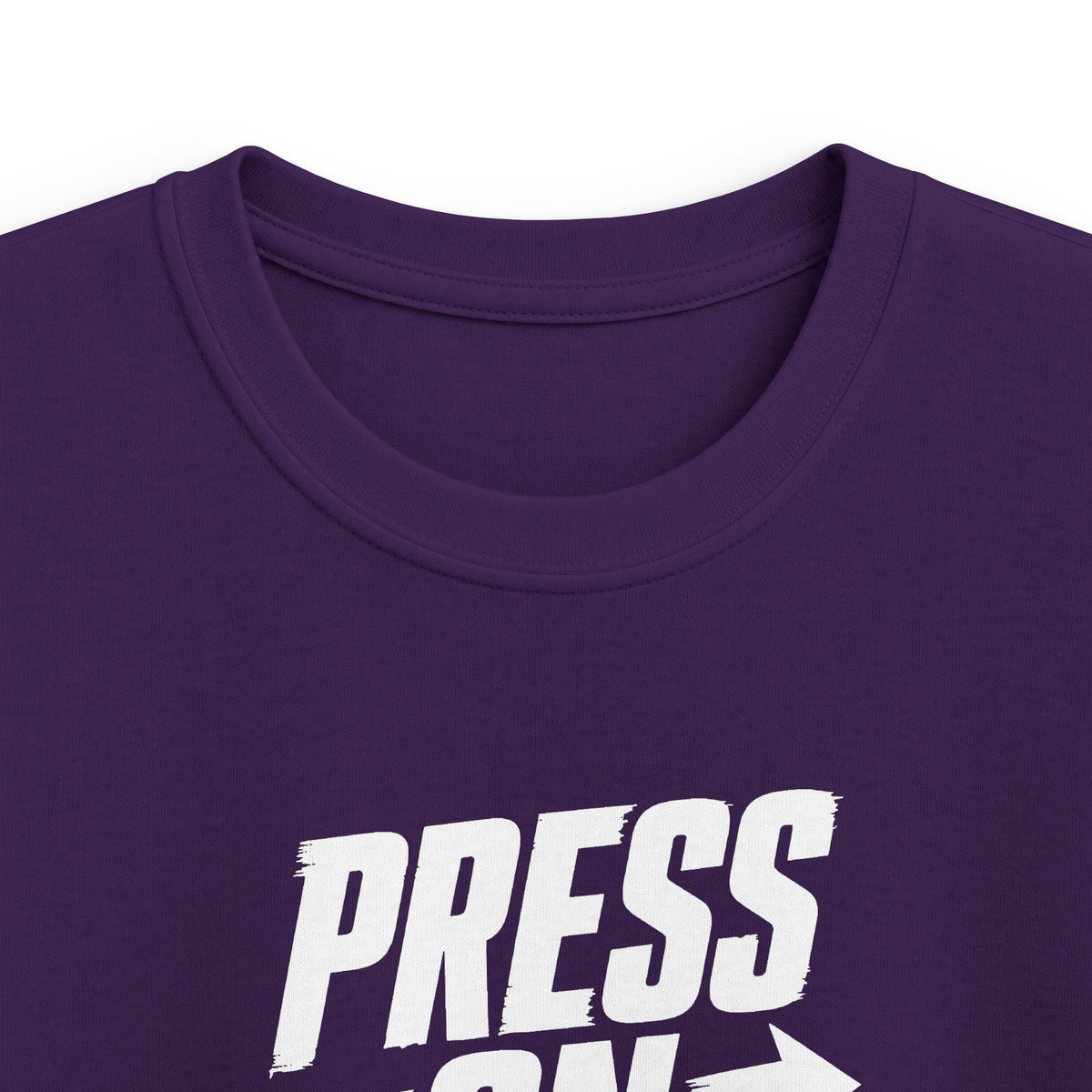 YOUTH "PRESS ON" Philippians 3:13–14 Tshirt (Gildan 64000y)