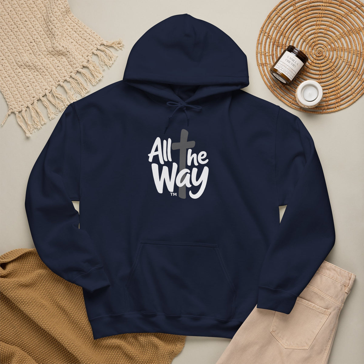 Hoodie — "All The Way" Pullover