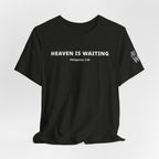 "Heaven is Waiting" Philippians 3:20 Faith Shirt  (Bella+Canvas 3001)