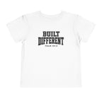 Toddler "Built Different"  Psalm 139:14 Tee — Faith-Based Kids Shirt
