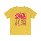 Girls 'Dwell' Psalm 91:1 Tshirt- Bella (Front and Back)
