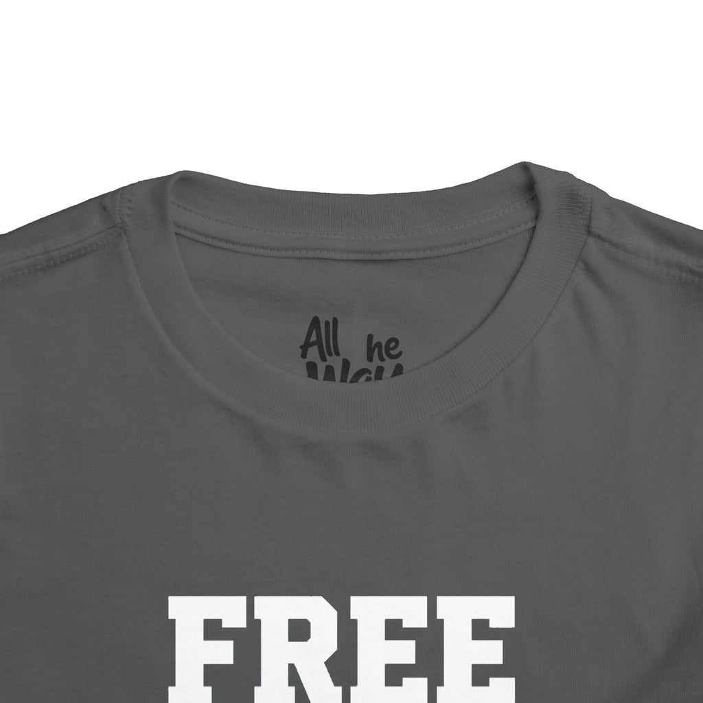 Toddler "Free Indeed"  John 8:36 Tee — Faith-Based Kids Shirt -Final