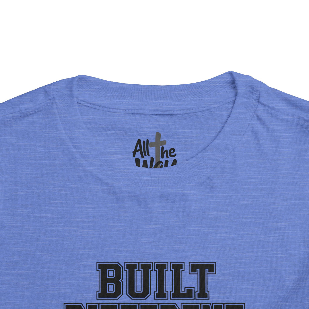 Toddler "Built Different"  Psalm 139:14 Tee — Faith-Based Kids Shirt