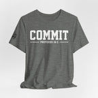 Commit Proverbs 16:3 Tee — Christian Faith Inspirational T-Shirt (Bella+Canvas 3001)
