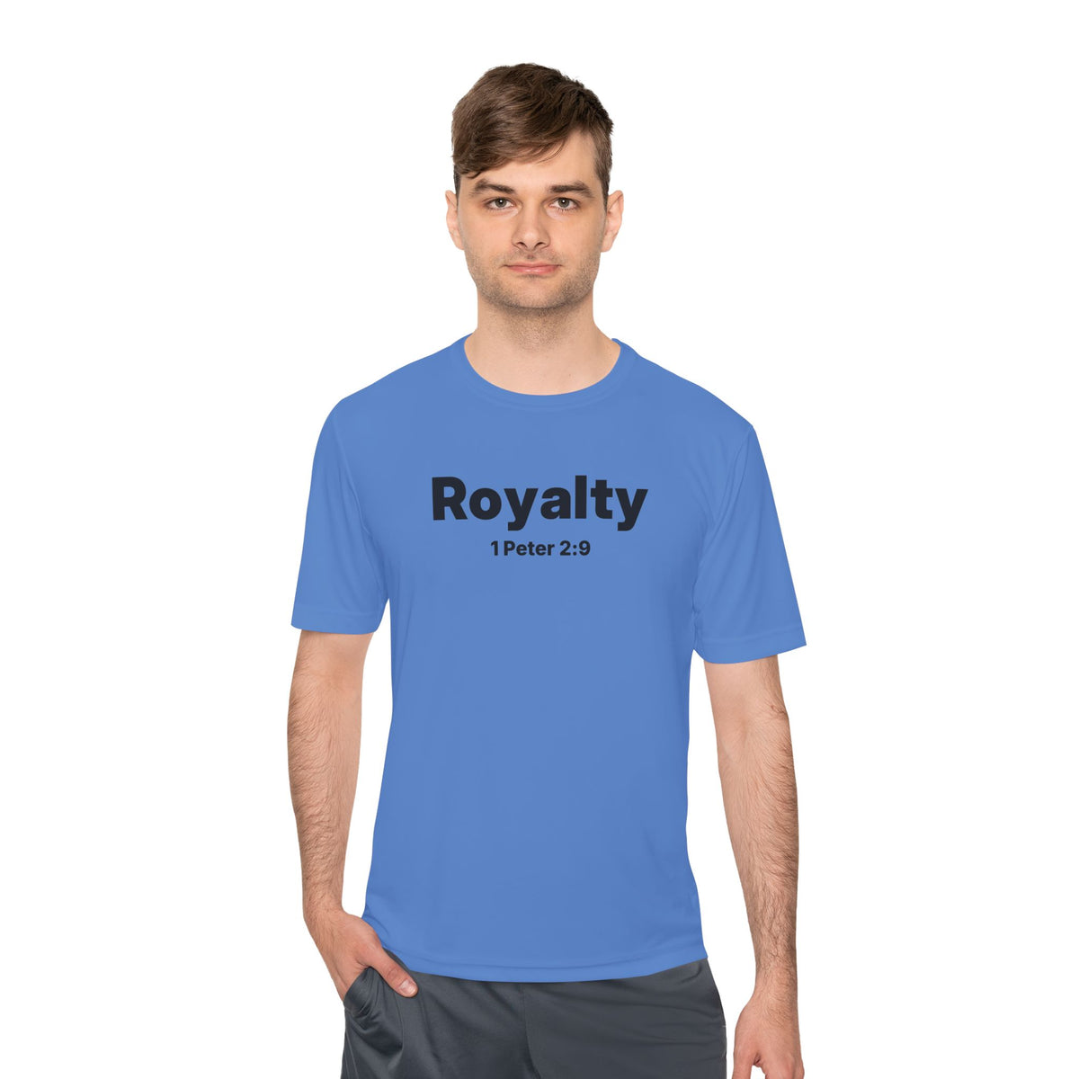 Moisture Wicking Tee "Royalty" 1 Peter 2:9 (Sport Tek)
