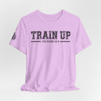 "Train Up" Proverbs 22:6 Tee — Christian Faith Inspirational T-Shirt (Bella+Canvas 3001)