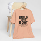 "Build Your Boat" Genesis 6:22 Faith Shirt  (Bella+Canvas 3001)