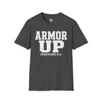 "Armor Up" Ephesians 6:11 T-Shirt — Christian Faith Tee (Gildan 64000)