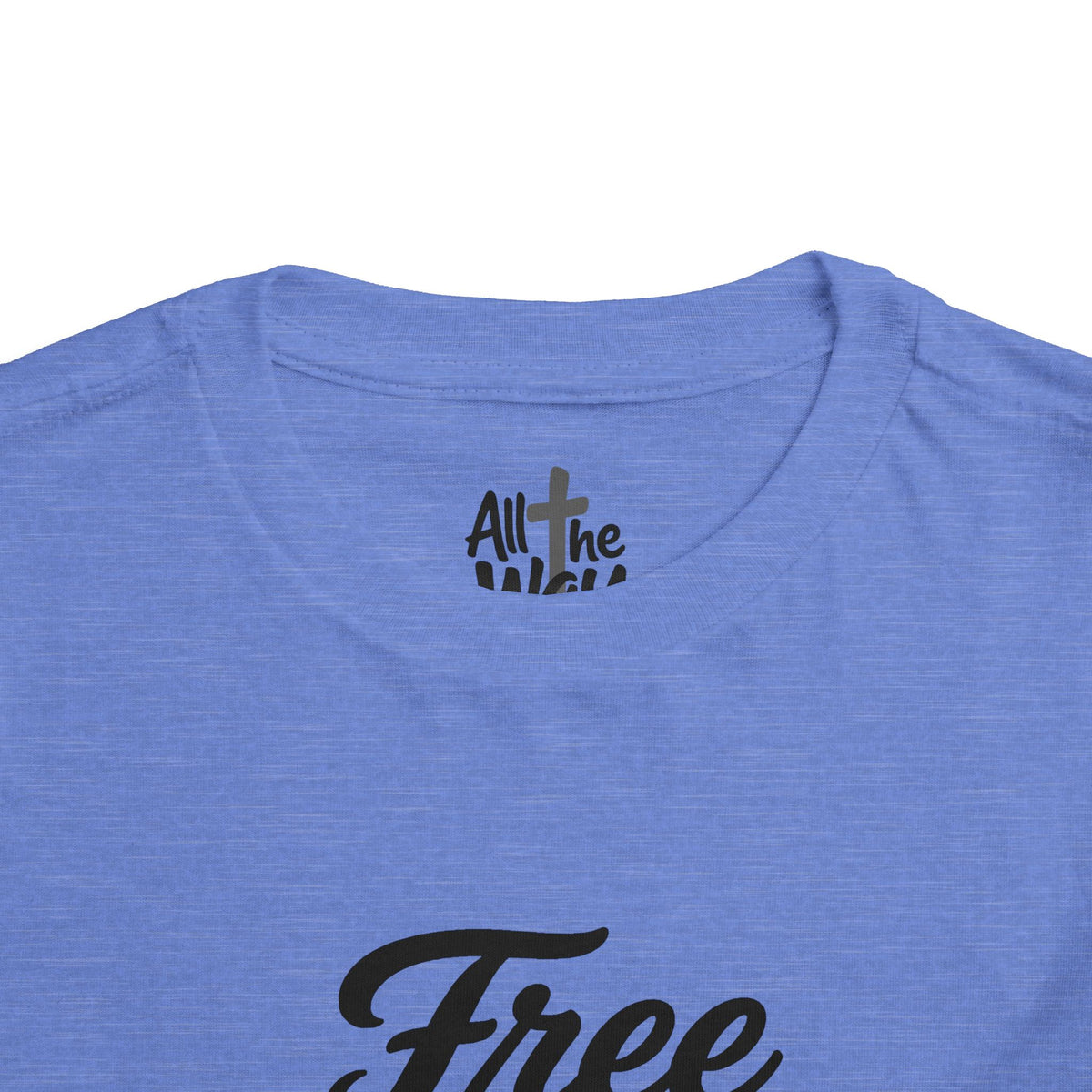 Toddler "Free Indeed"  John 8:36 Tee — Faith-Based Kids Shirt -Final
