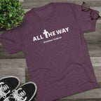 All The Way Christian Shirt Matthew 10:38-39 | Crew Tee (signature series) Next level 6010