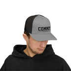 Snapback Trucker Cap — "COMMIT" Proverbs 16:3 Embroidered Christian Hat