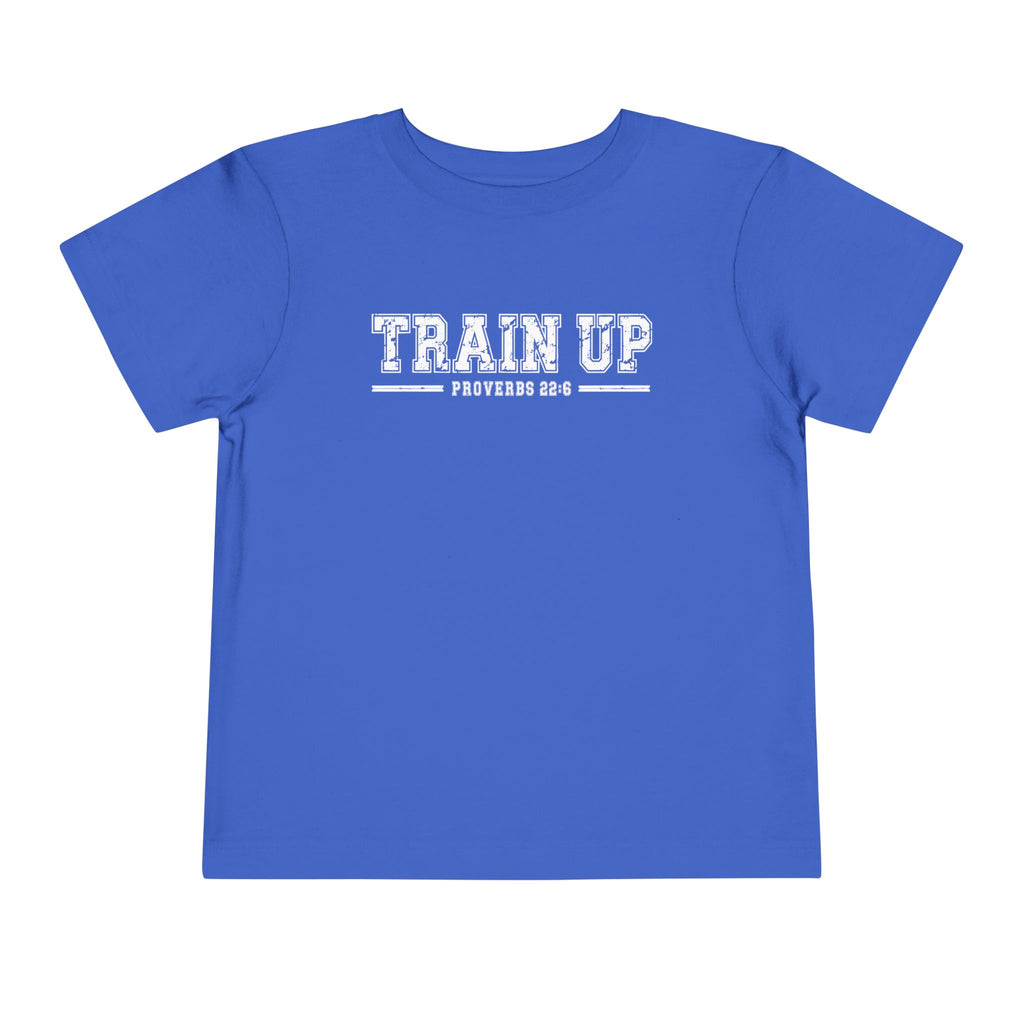 Toddler "TRAIN UP" Proverbs 22:6 Tee — Faith-Based Kids Shirt