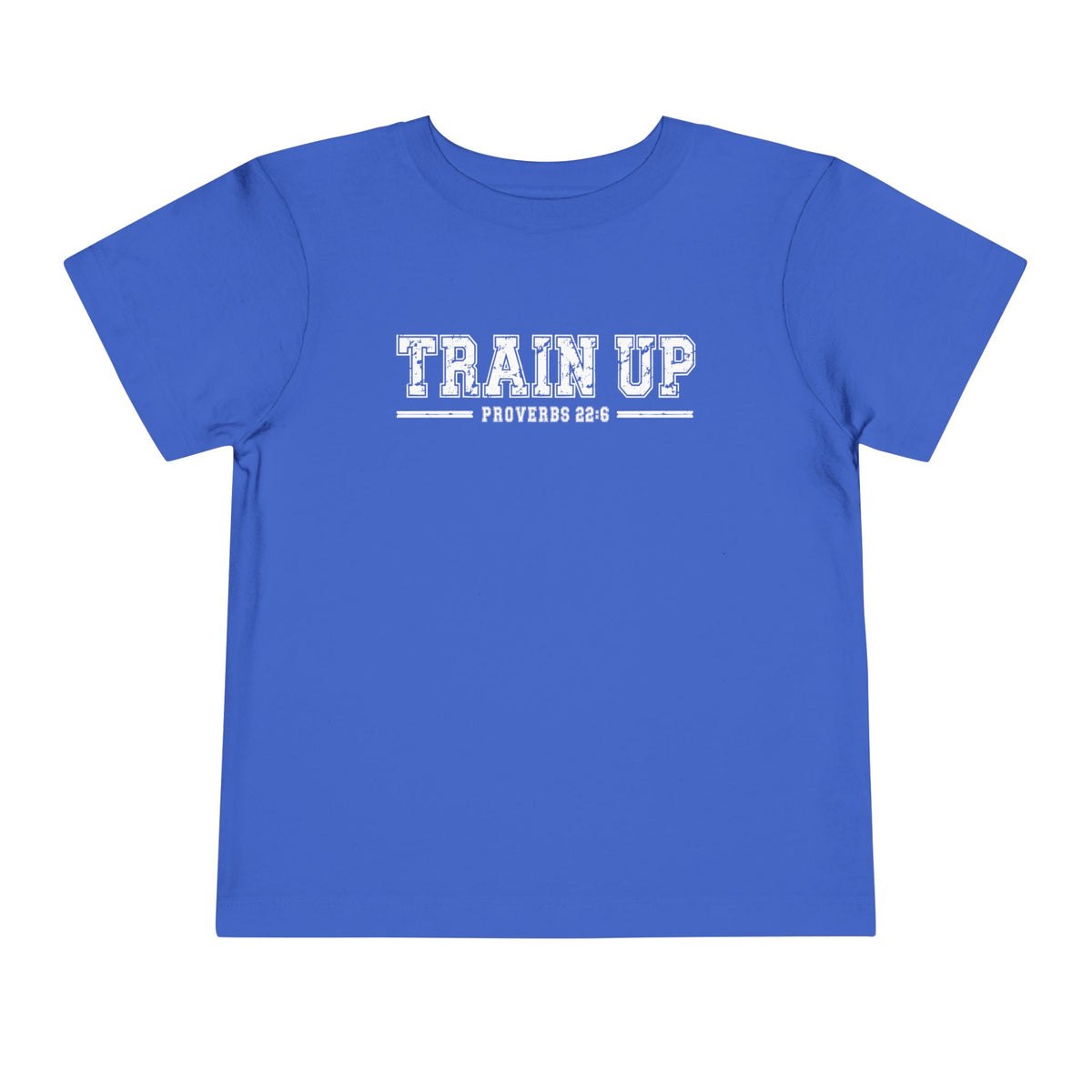 Toddler "TRAIN UP" Proverbs 22:6 Tee — Faith-Based Kids Shirt