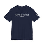 "Heaven is Waiting" Philippians 3:20 Faith Shirt  (Bella+Canvas 3001)