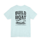 "Build Your Boat" Genesis 6:22 Faith Shirt  (Bella+Canvas 3001)