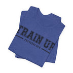 "Train Up" Proverbs 22:6 Tee — Christian Faith Inspirational T-Shirt (Bella+Canvas 3001)