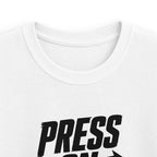 YOUTH "PRESS ON" Philippians 3:13–14 Tshirt (Gildan 64000y)