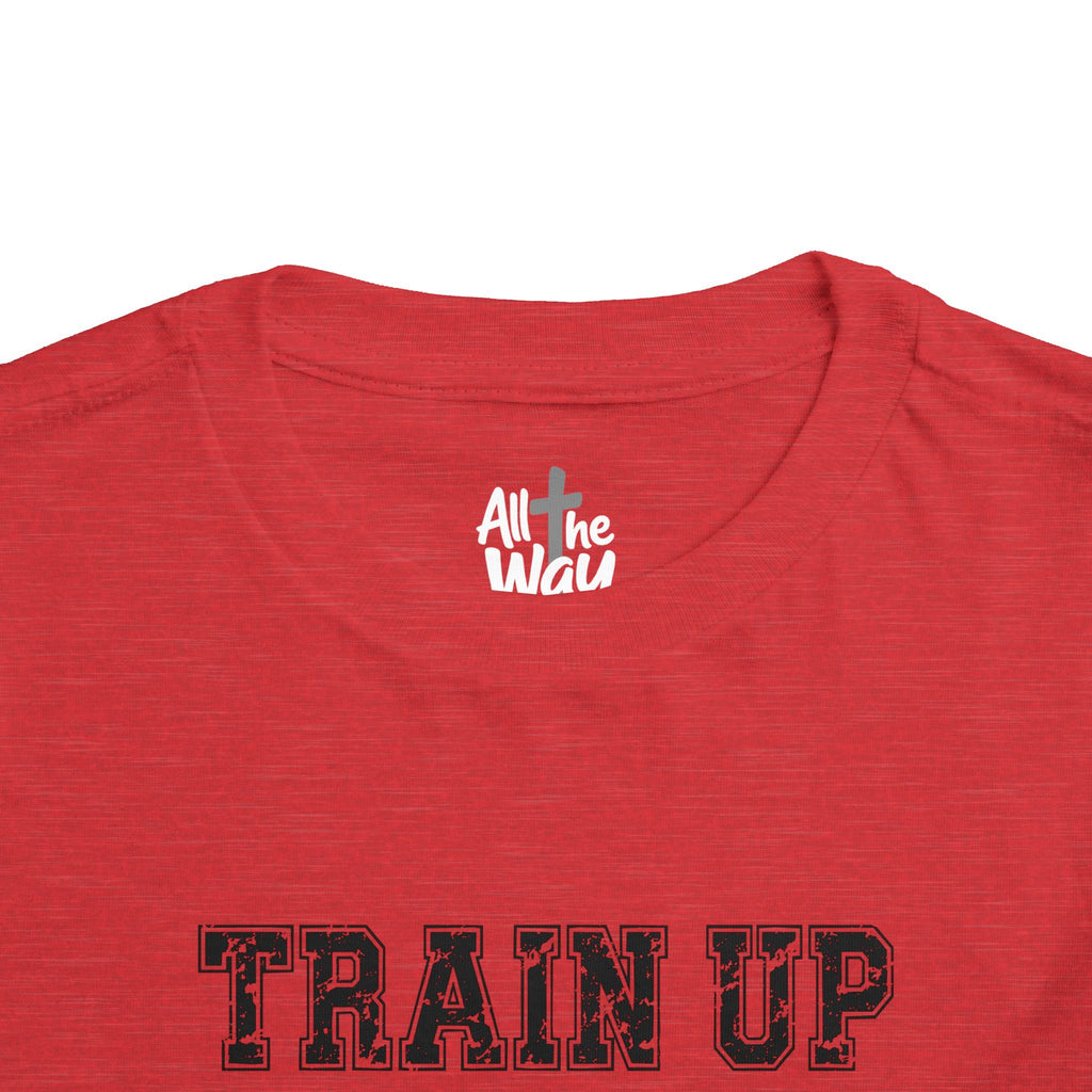 Toddler "TRAIN UP" Proverbs 22:6 Tee — Faith-Based Kids Shirt
