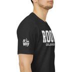 "Rooted" Colossians 2:7 Tee — Christian Faith Inspirational T-Shirt (Bella+Canvas 3001)
