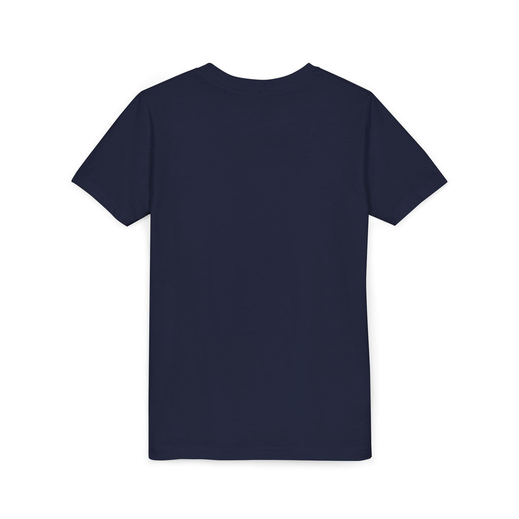 Youth Tee — "Built Different" Psalm 139:14 Christian Kids Shirt (Bella Canvas 3001y)