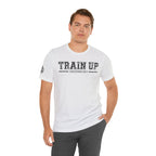"Train Up" Proverbs 22:6 Tee — Christian Faith Inspirational T-Shirt (Bella+Canvas 3001)