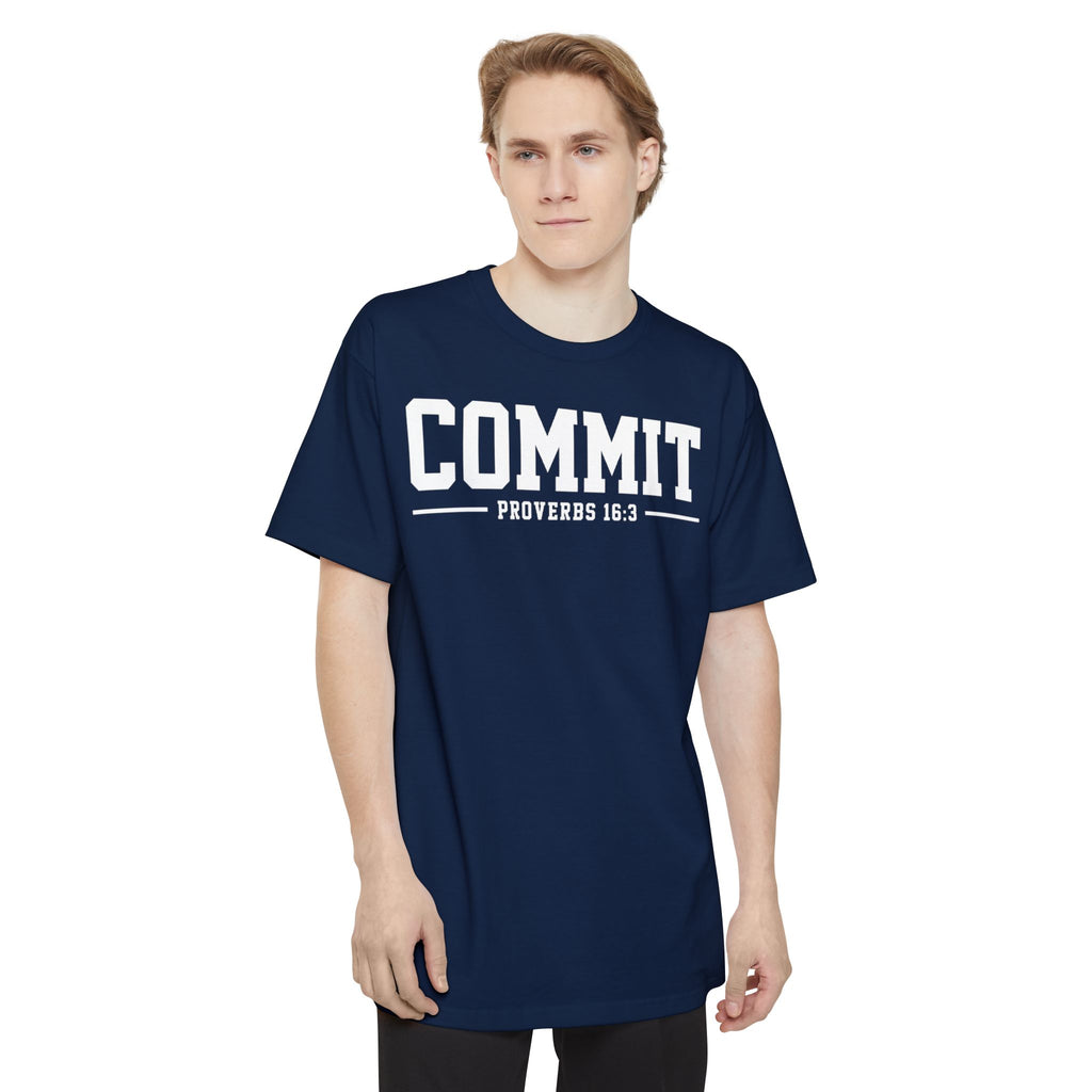Tall body "Commit" Proverbs 16:3  (100% cotton)