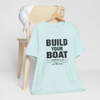 "Build Your Boat" Genesis 6:22 Faith Shirt  (Bella+Canvas 3001)