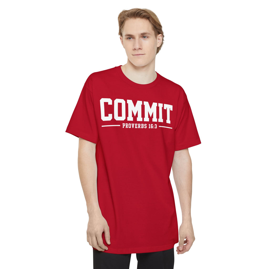 Tall body "Commit" Proverbs 16:3  (100% cotton)
