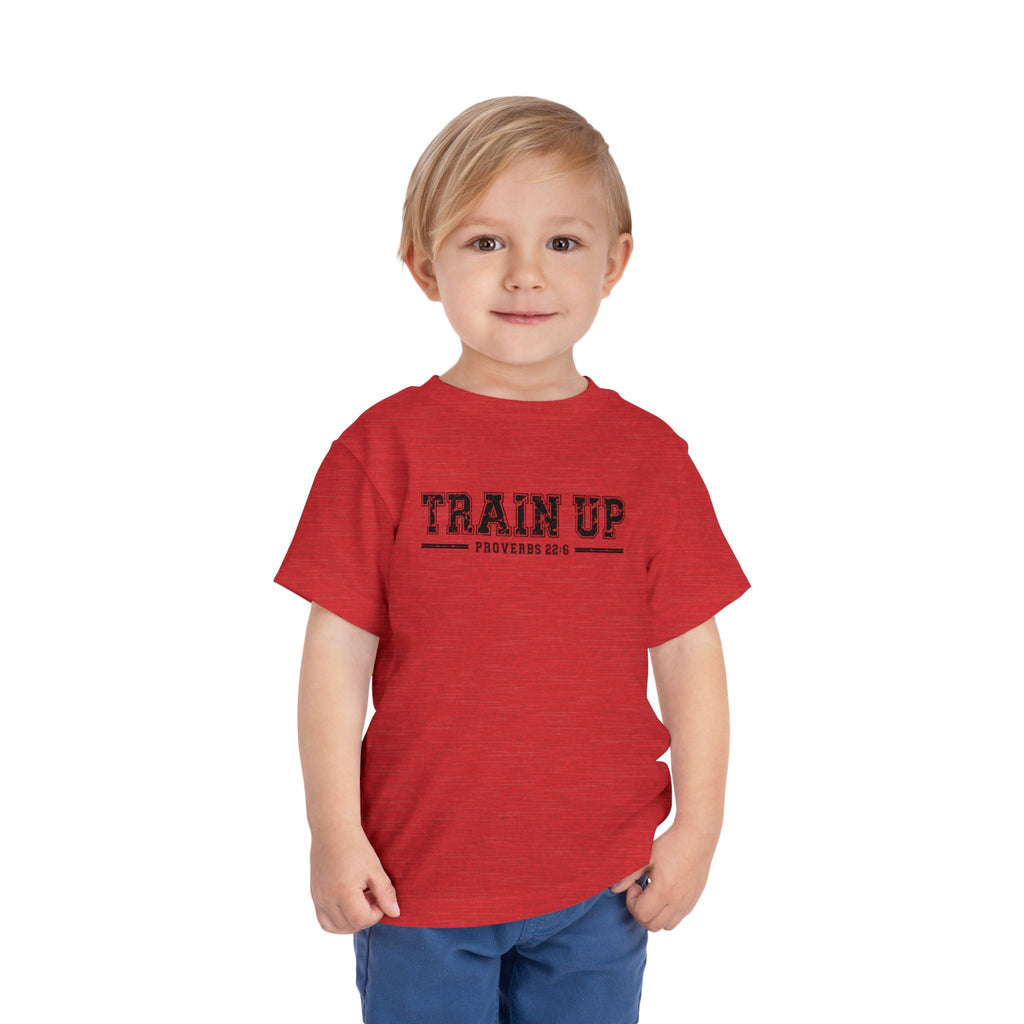 Toddler "TRAIN UP" Proverbs 22:6 Tee — Faith-Based Kids Shirt