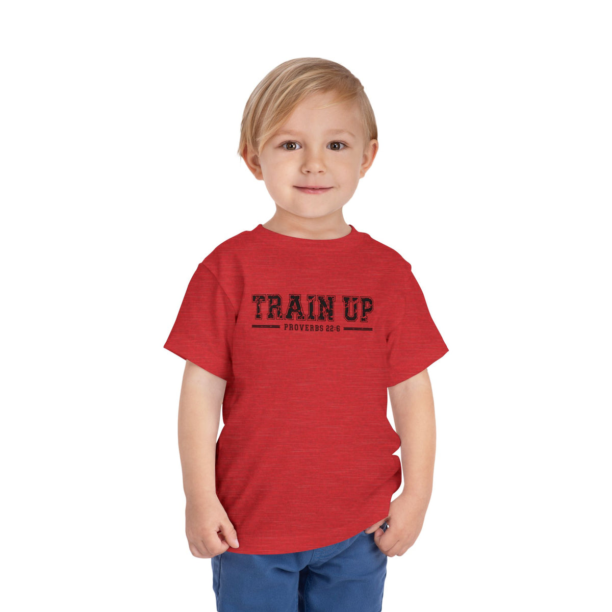 Toddler "TRAIN UP" Proverbs 22:6 Tee — Faith-Based Kids Shirt