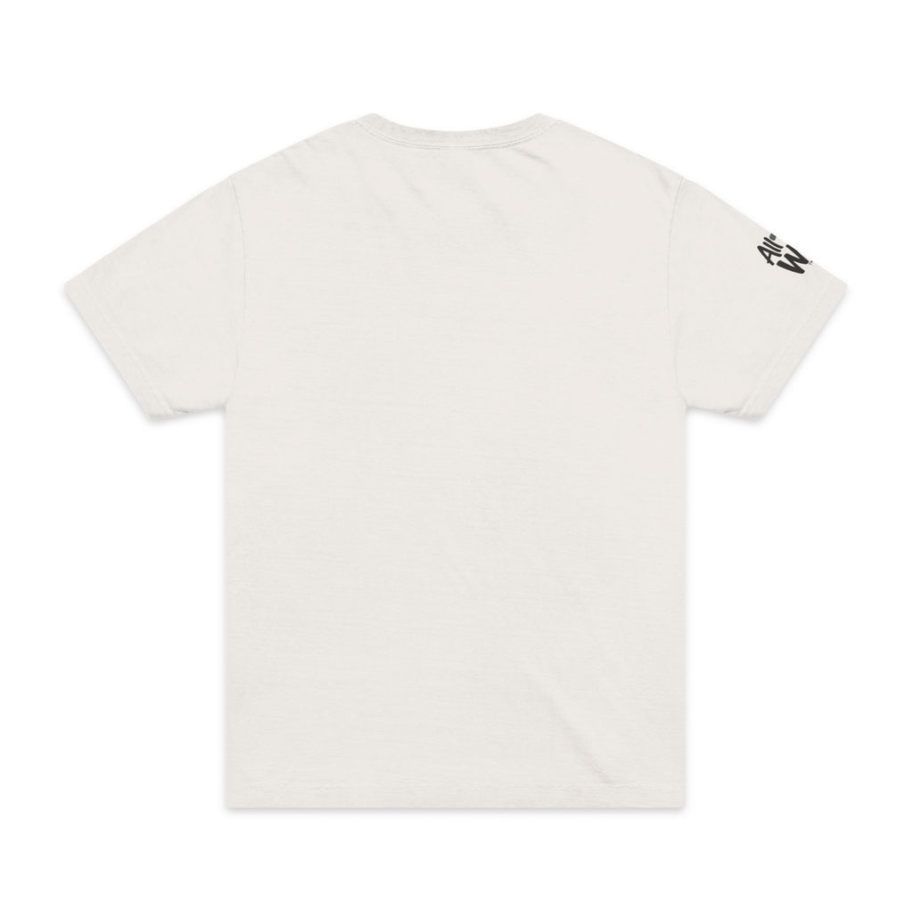 Oversized "All the way" Matthew 10:38-39 T-Shirt  (100% ring-spun cotton)