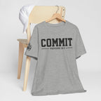Commit Proverbs 16:3 Tee — Christian Faith Inspirational T-Shirt (Bella+Canvas 3001)