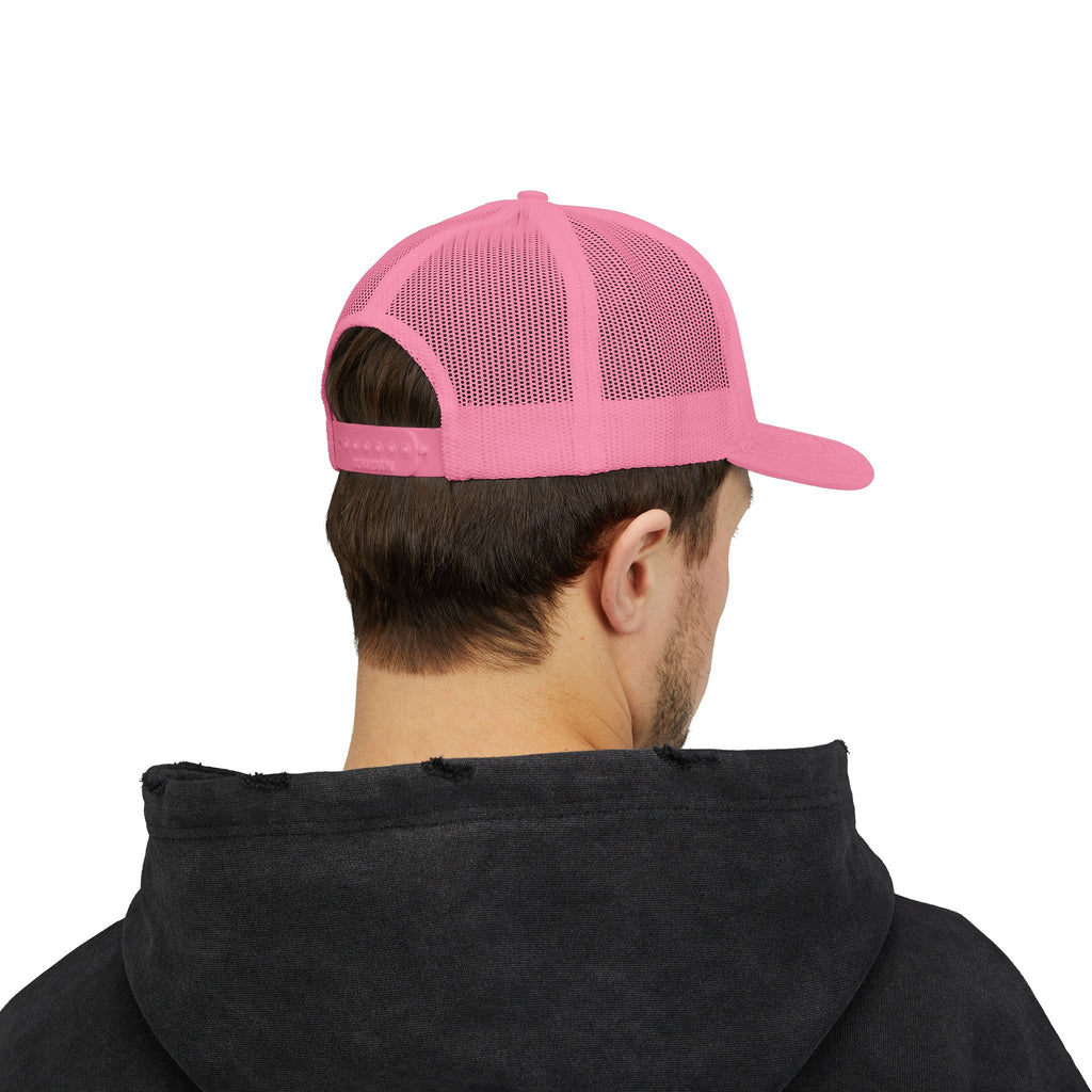 Snapback Trucker Cap — "COMMIT" Proverbs 16:3 Embroidered Christian Hat