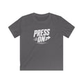 YOUTH "PRESS ON" Philippians 3:13–14 Tshirt (Gildan 64000y)