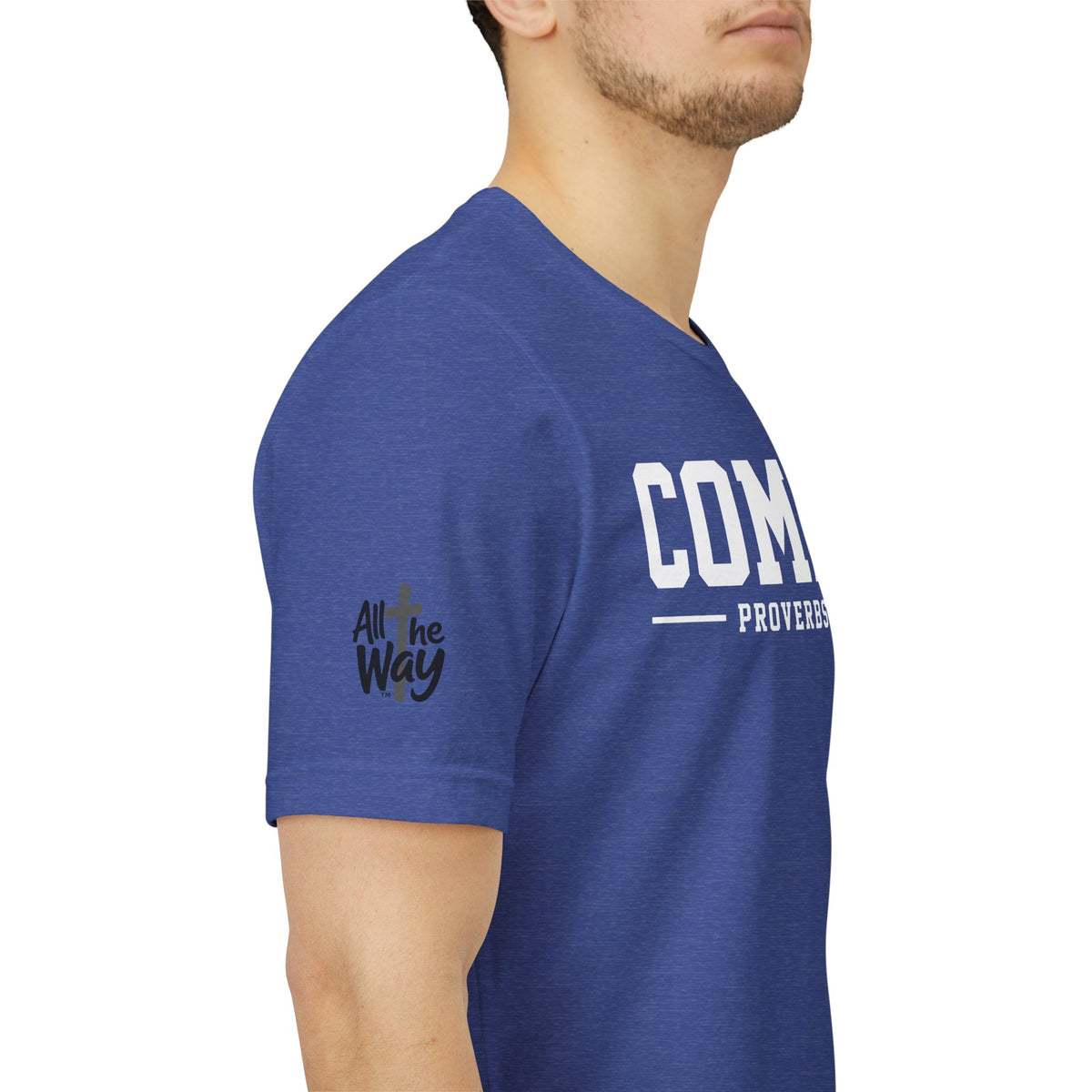 Commit Proverbs 16:3 Tee — Christian Faith Inspirational T-Shirt (Bella+Canvas 3001)