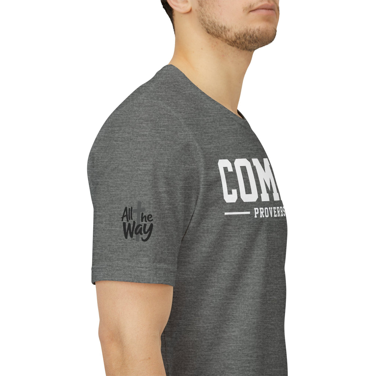Commit Proverbs 16:3 Tee — Christian Faith Inspirational T-Shirt (Bella+Canvas 3001)