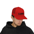 Snapback Trucker Cap — "COMMIT" Proverbs 16:3 Embroidered Christian Hat