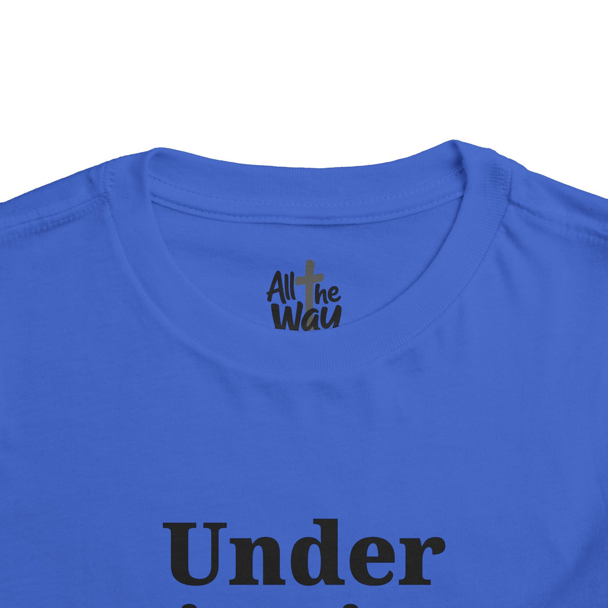 Toddler "Under His Wings" Psalm 91:4 Tee — Faith-Based Kids Shirt (Bella Canvas)