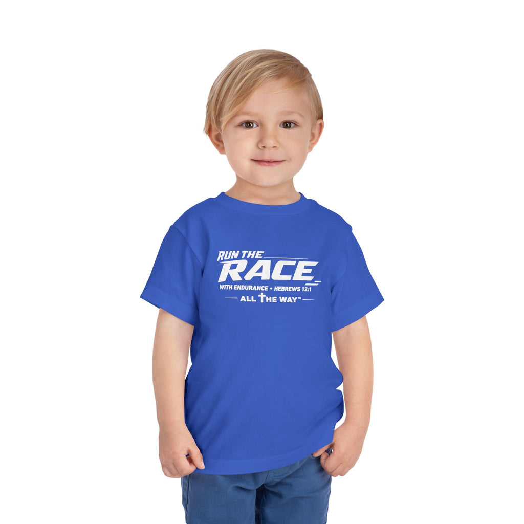 Toddler "Run the race" Hebrews 12:1