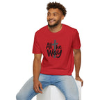 All The Way Cross logo T‑Shirt — Faith-Inspired Christian Graphic Tee (Gildan 64000)
