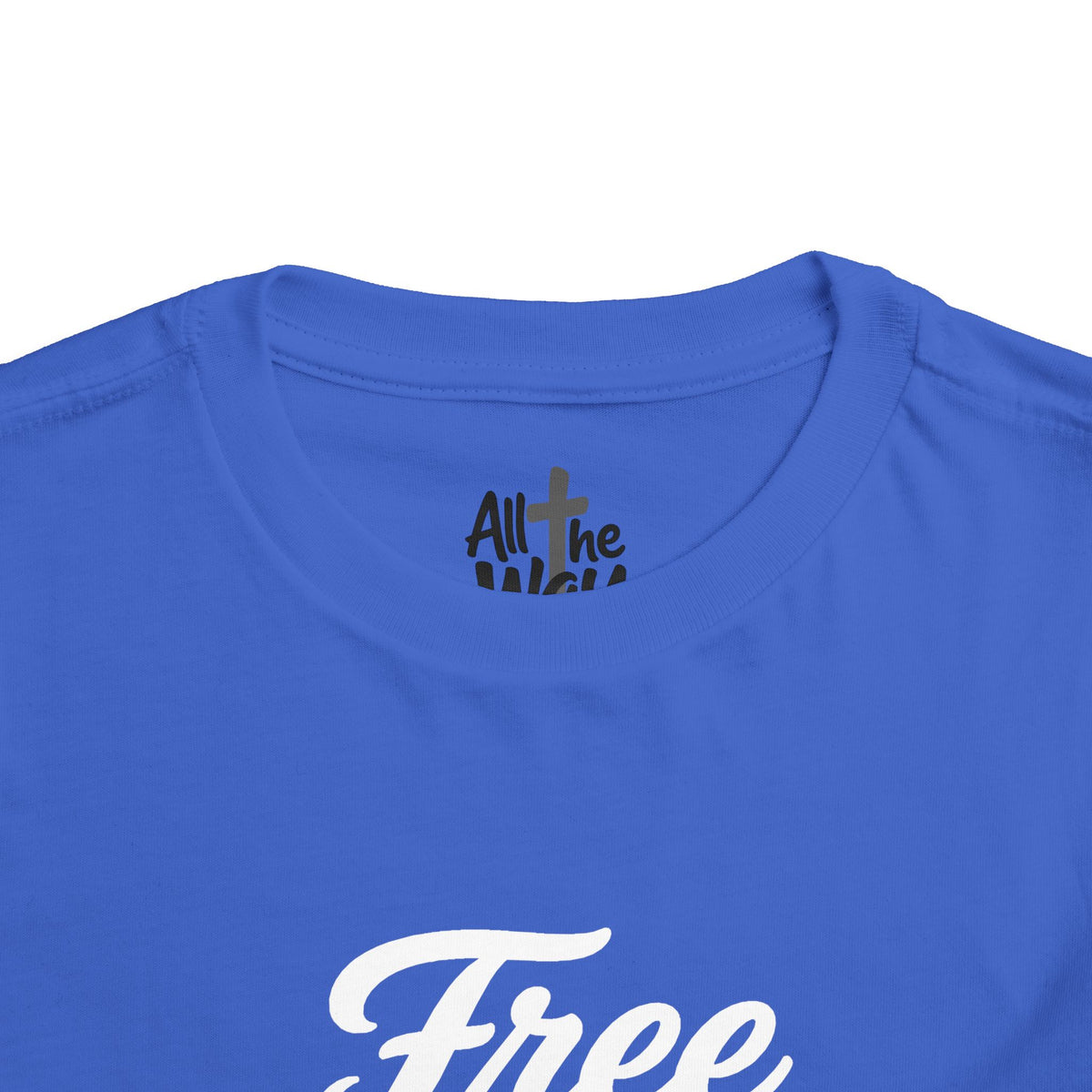 Toddler "Free Indeed"  John 8:36 Tee — Faith-Based Kids Shirt -Final