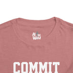Toddler "Commit" Proverbs 16:3 Tee — Faith-Based Kids Shirt
